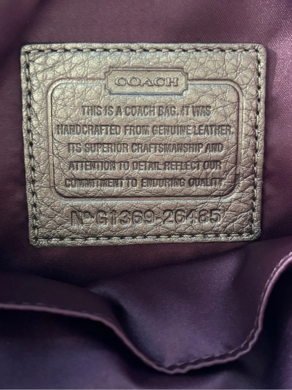 Coach Madison Jeweled Crystal Zip Clutch Wristlet Brown Bronze 26485